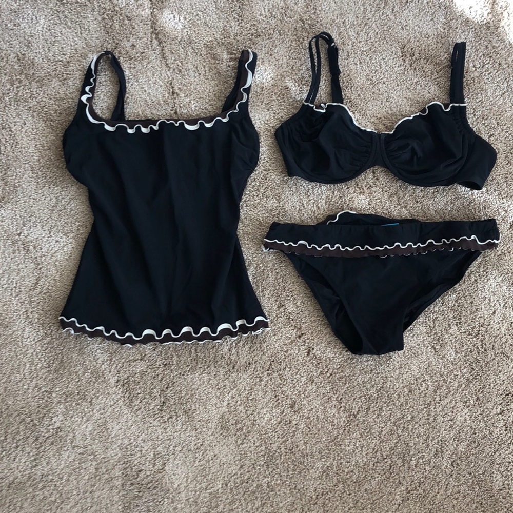 Gottex Bikini/Tankini 3pc Set